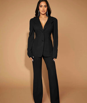 Classic Polka Dot Wide Leg Dress Pants  High-Rise, Draped Silhouette