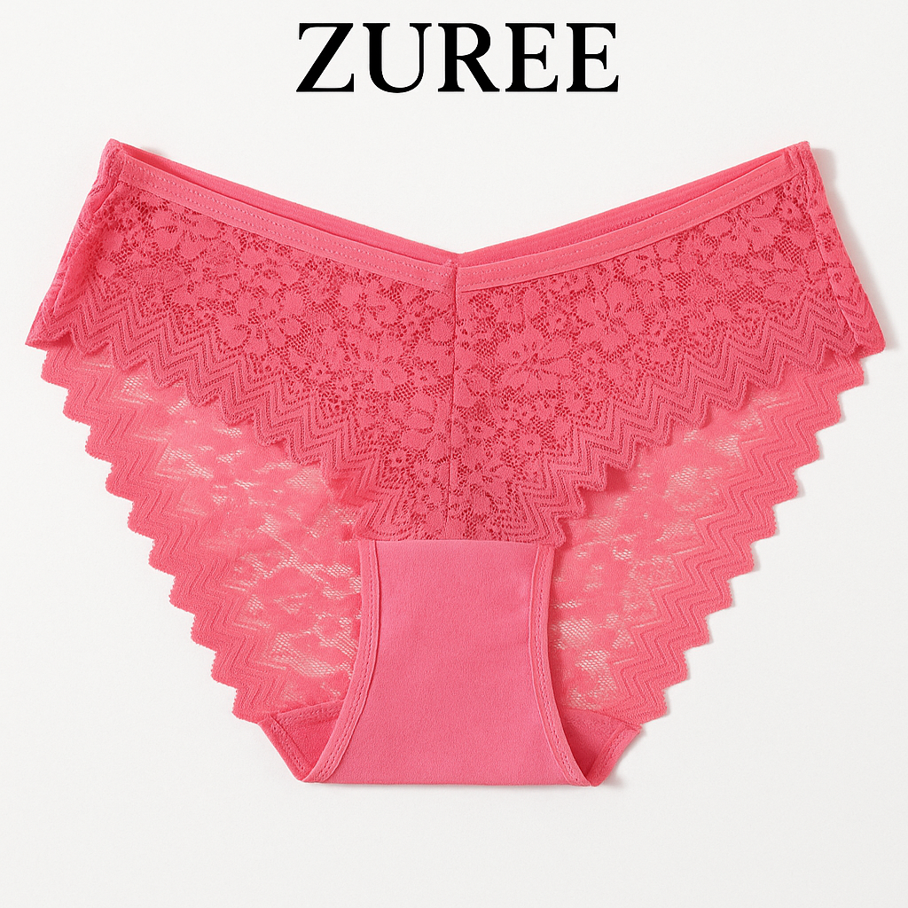 7 PCS Sexy Lace Splicing Bikini Panties Low Waist Seamless Triangle Briefs Hollow Out Comfortable And Breathable Lingerie Underwear