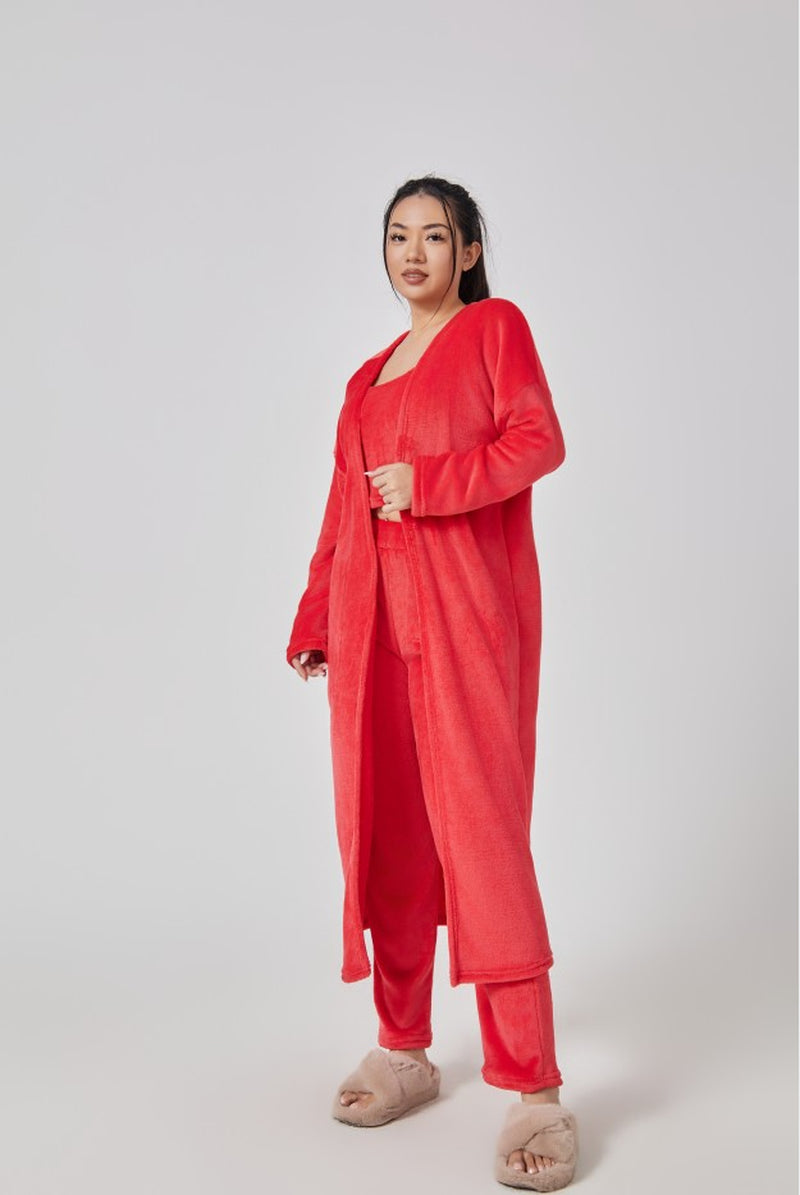 Premium Winter Lounge Set – Cozy Pajama 3-Piece Outfit for Women