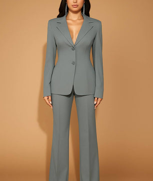 Classic Polka Dot Wide Leg Dress Pants  High-Rise, Draped Silhouette