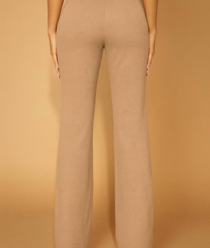 Classic Polka Dot Wide Leg Dress Pants  High-Rise, Draped Silhouette